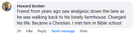 A miracle story was shared with me in January 2026.