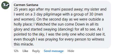 A miracle story was shared with me in February 2026.