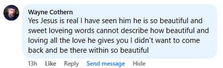 A miracle story was shared with me in March 2026.