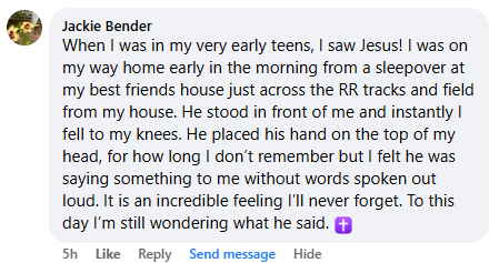 A miracle story was shared with me in March 2026.