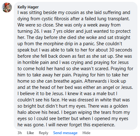 A miracle story was shared with me in March 2026.