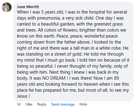 A miracle story was shared with me in March 2026.