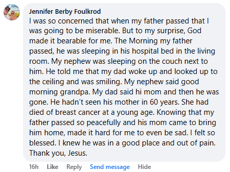 A miracle story was shared with me in March 2026.