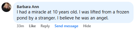 A miracle story was shared with me in April 2026.