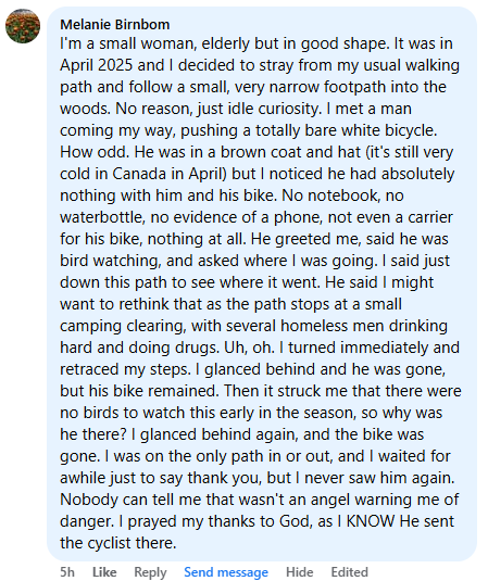 A miracle story was shared with me in May 2026.