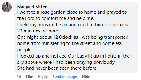A miracle story was shared with me in May 2026.