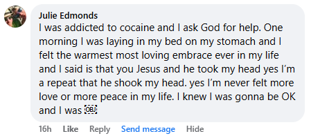 A miracle story was shared with me in May 2026.