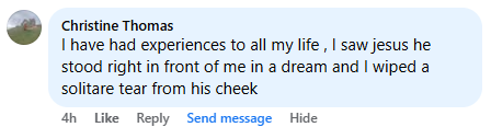 A miracle story was shared with me in May 2026.
