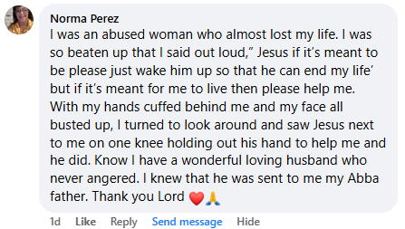 A miracle story was shared with me in May 2026.