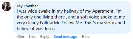 A miracle story was shared with me in June 2026.