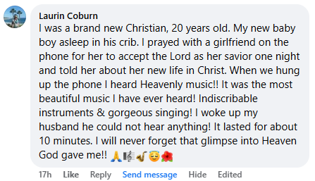 A miracle story was shared with me in June 2026.