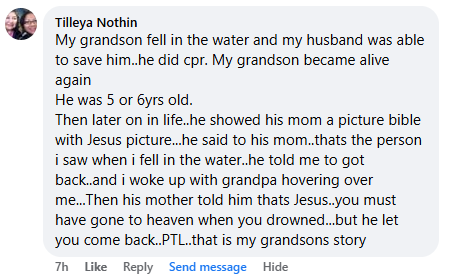 A miracle story was shared with me in June 2026.
