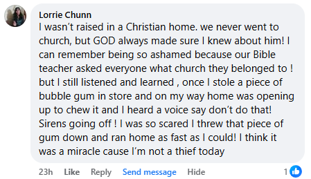 A miracle story was shared with me in June 2026.