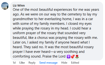 A miracle story was shared with me in June 2026.