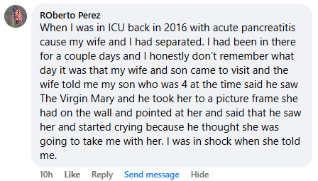 A miracle story was shared with me in July 2026.