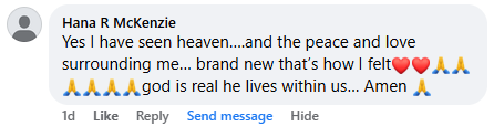 A miracle story was shared with me in July 2026.