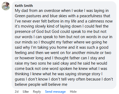A miracle story was shared with me in July 2026.