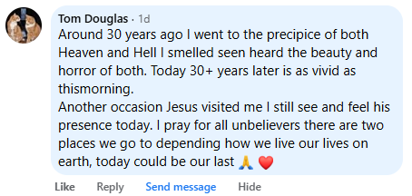 A miracle story was shared with me in July 2026.