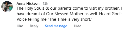 A miracle story was shared with me in July 2026.