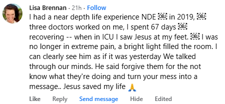 A miracle story was shared with me in July 2026.