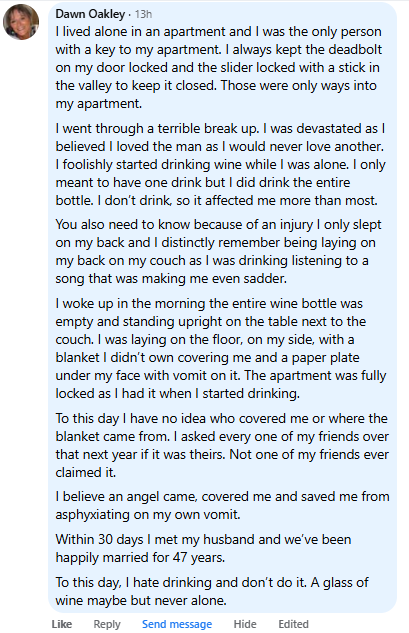 A miracle story was shared with me in August 2026.
