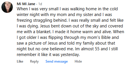 A miracle story was shared with me in August 2026.