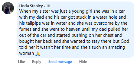 A miracle story was shared with me in August 2026.