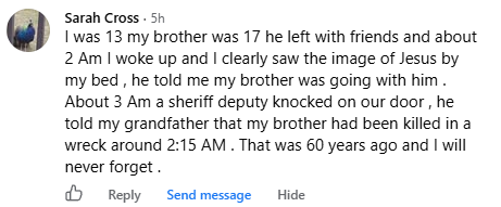 A miracle story was shared with me in September 2026.