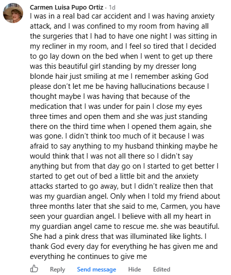 A miracle story was shared with me in September 2026.