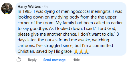 A miracle story was shared with me in September 2026.