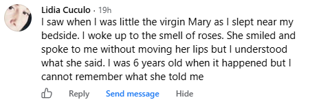 A miracle story was shared with me in September 2026.