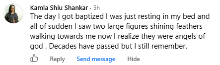 A miracle story was shared with me in October 2026.