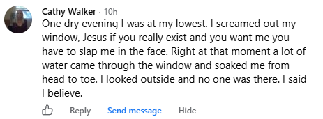 A miracle story was shared with me in October 2026.