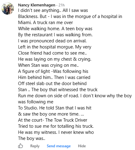 A miracle story was shared with me in October 2026.