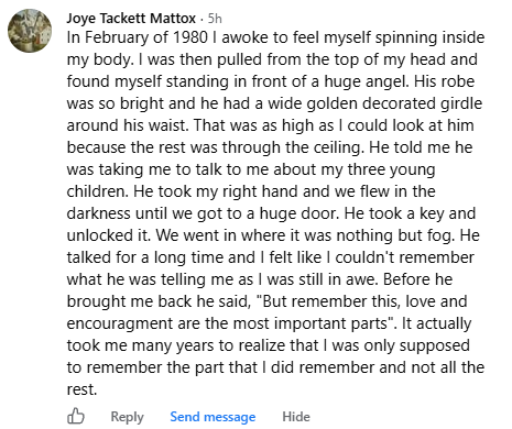 A miracle story was shared with me in October 2026.